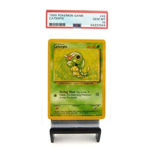 Pokemon CCG 1999 Base Set Unlimited Caterpie PSA 10 GEM MINT #45 / 102